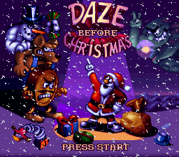 Daze Before Christmas Title Screen